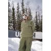 GSOU SNOW Women’s Snowboard Jacket Baggy Ski Jackets Waterproof Snow Hooded Coat Windproof Mountain Winter Outdoor Sports(Green)