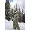 GSOU SNOW Women’s Snowboard Jacket Baggy Ski Jackets Waterproof Snow Hooded Coat Windproof Mountain Winter Outdoor Sports(Green)