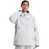 GSOU SNOW Women’s Snowboard Jacket Baggy Ski Jackets Waterproof Snow Hooded Coat Windproof Mountain Winter Outdoor Sports(Grey)