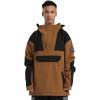 GSOU SNOW Men Ski Jacket Snowboard Snow Coat Warm Winter Waterproof Mountain Hooded(Brown)
