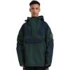 GSOU SNOW Men Ski Jacket Snowboard Snow Coat Warm Winter Waterproof Mountain Hooded(Dark Green)