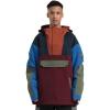 GSOU SNOW Men Ski Jacket Snowboard Snow Coat Warm Winter Waterproof Mountain Hooded(Red Green)