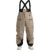 GSOU SNOW Men Snow Bibs Women Baggy Ski Pants Snowboard Overall Insulated Waterproof Windproof Warm Winter(Caramel)
