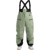 GSOU SNOW Men Snow Bibs Women Baggy Ski Pants Snowboard Overall Insulated Waterproof Windproof Warm Winter(Green)