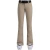 GSOU SNOW Ski Pants Women Slim Snow Pants Waterproof Windproof Warm Womens Snowboard Pants for Winter Sports(Khaki)