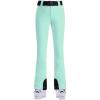 GSOU SNOW Ski Pants Women Snowboard Snow Pants Slim Insulated Warm Waterproof Windproof Winter Outdoor(Green)