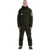 GSOU SNOW Ski Suits Women Men One Piece Snow Suits Waterproof Windproof Men Snowsuit Insulated Ski Jumpsuit for Snow Sports(Army Green)