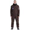 GSOU SNOW Ski Suits Women Men One Piece Snow Suits Waterproof Windproof Men Snowsuit Insulated Ski Jumpsuit for Snow Sports(Dark Brown)