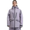 GSOU SNOW Snowboard Jacket Womens Ski Jacket Mens Snow Coat Baggy Waterproof Insulated Winter Hooded Mountain Coats(Lavender)