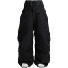 GSOU SNOW Women Men Ski Pants Snowboard Pants Super Baggy Snowboarding Loose Snow Sport Insulation Waterproof Windproof(Black)