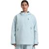 GSOU SNOW Women’s Snowboard Jacket Baggy Ski Jackets Waterproof Snow Hooded Coat Windproof Mountain Winter Outdoor Sports(Blue-1)
