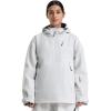 GSOU SNOW Women’s Snowboard Jacket Baggy Ski Jackets Waterproof Snow Hooded Coat Windproof Mountain Winter Outdoor Sports(Grey)