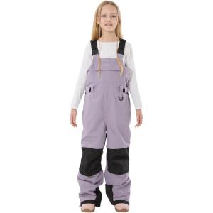GSOU SNOW Kids Snow Bibs Boys Girls Ski Bib Snowboard Pants Insulated Waterproof Winter Overalls(3-16Years)(Lavender)
