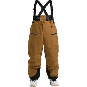 GSOU SNOW Men Snow Bibs Women Baggy Ski Pants Snowboard Overall Insulated Waterproof Windproof Warm Winter(Coffee)