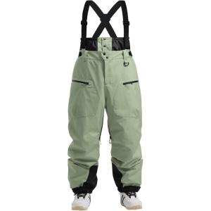 GSOU SNOW Men Snow Bibs Women Baggy Ski Pants Snowboard Overall Insulated Waterproof Windproof Warm Winter(Green)
