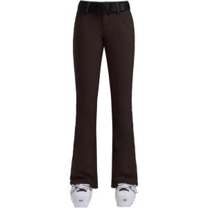 GSOU SNOW Ski Pants Women Slim Snow Pants Waterproof Windproof Warm Womens Snowboard Pants for Winter Sports(Dark Coffee)