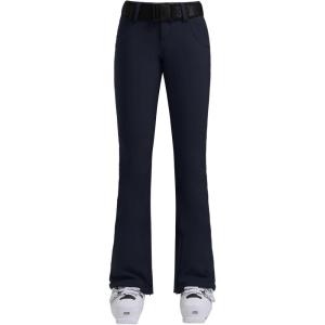GSOU SNOW Ski Pants Women Slim Snow Pants Waterproof Windproof Warm Womens Snowboard Pants for Winter Sports(Navy)