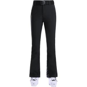 GSOU SNOW Ski Pants Women Snowboard Snow Pants Slim Insulated Warm Waterproof Windproof Winter Outdoor(Black)