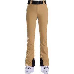 GSOU SNOW Ski Pants Women Snowboard Snow Pants Slim Insulated Warm Waterproof Windproof Winter Outdoor(Khaki)
