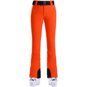 GSOU SNOW Ski Pants Women Snowboard Snow Pants Slim Insulated Warm Waterproof Windproof Winter Outdoor(Orange)