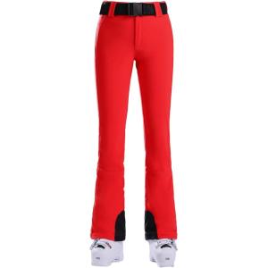 GSOU SNOW Ski Pants Women Snowboard Snow Pants Slim Insulated Warm Waterproof Windproof Winter Outdoor(Red)