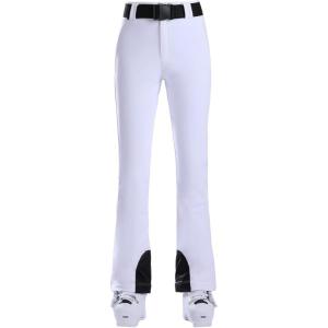 GSOU SNOW Ski Pants Women Snowboard Snow Pants Slim Insulated Warm Waterproof Windproof Winter Outdoor(White)