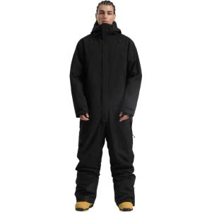 GSOU SNOW Ski Suits Women Men One Piece Snow Suits Waterproof Windproof Men Snowsuit Insulated Ski Jumpsuit for Snow Sports(Black 5)