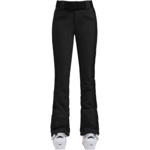GSOU SNOW Womens Ski Pants Slim Fit Waterproof Insulated Snow Pants Flared Winter Outdoor Hiking Warm(Black)