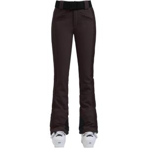 GSOU SNOW Womens Ski Pants Slim Fit Waterproof Insulated Snow Pants Flared Winter Outdoor Hiking Warm(Dark Coffee)