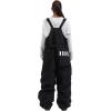 GSOU SNOW Men Snow Pants Snowboard Bibs Baggy Women Ski Pant Snow Bibs Overalls Waterproof Windproof Insulated(Black 1)