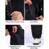 GSOU SNOW Men Snow Pants Snowboard Bibs Baggy Women Ski Pant Snow Bibs Overalls Waterproof Windproof Insulated(Black)