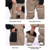 GSOU SNOW Men Snow Pants Snowboard Bibs Baggy Women Ski Pant Snow Bibs Overalls Waterproof Windproof Insulated(Coffee)