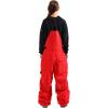 GSOU SNOW Men Snow Pants Snowboard Bibs Baggy Women Ski Pant Snow Bibs Overalls Waterproof Windproof Insulated(Red)