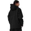 GSOU SNOW Mens Snowboard Jacket Ski Coat Women Waterproof Insulated Baggy Snowboard Coat Winter Hooded Mountain Hiking Warm(Black)