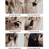 GSOU SNOW Mens Snowboard Jacket Ski Coat Women Waterproof Insulated Baggy Snowboard Coat Winter Hooded Mountain Hiking Warm(Khaki)