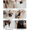 GSOU SNOW Mens Snowboard Jacket Ski Coat Women Waterproof Insulated Baggy Snowboard Coat Winter Hooded Mountain Hiking Warm(Khaki+beige)
