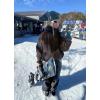 GSOU SNOW Mens Womens Ski Jacket Baggy Snowboard Coat Waterproof Shell Jacket Snow Hoodie Loose Fit For Winter Outdoor Sports(Coffee)