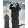 GSOU SNOW Ski Jacket Men Snowboard Coat Baggy Snow Suit Outfits Waterproof Insulated for Women Winter Sport(Black-2)