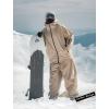 GSOU SNOW Ski Jacket Men Snowboard Coat Baggy Snow Suit Outfits Waterproof Insulated for Women Winter Sport(Khaki-2)