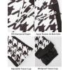 GSOU SNOW Ski Pants Women Snow Pants Slim Waterproof Insulated Windproof Winter Sports Warm With a Waistband(Grid)