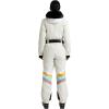 GSOU SNOW Ski Suit Women Snowsuit One Piece Snowboarding Waterproof Windproof Jumpsuit for Outdoor Sports(Beige 1)