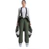 GSOU SNOW Ski Suit Women Snowsuit One Piece Snowboarding Waterproof Windproof Jumpsuit for Outdoor Sports(Green)