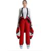GSOU SNOW Ski Suit Women Snowsuit One Piece Snowboarding Waterproof Windproof Jumpsuit for Outdoor Sports(Red2)