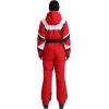 GSOU SNOW Ski Suit Women Snowsuit One Piece Snowboarding Waterproof Windproof Jumpsuit for Outdoor Sports(Red2)