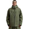 GSOU SNOW Snowboard Jacket Men Baggy Ski Jacket Waterproof Snow Coat Insulated Hooded Clothes for Winter Outdoor(Army Green)