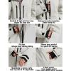 GSOU SNOW Snowboard Jacket Men Baggy Ski Jacket Waterproof Snow Coat Insulated Hooded Clothes for Winter Outdoor(Beige)