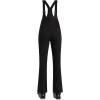 GSOU SNOW Women Ski Bib Pants Snow Overalls Snowboard Waterproof Windproof Insulated Slim Winter Warm High elasticity(Black)
