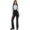 GSOU SNOW Women Ski Bib Pants Snow Overalls Snowboard Waterproof Windproof Insulated Slim Winter Warm High elasticity(Black)