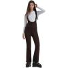 GSOU SNOW Women Ski Bib Pants Snow Overalls Snowboard Waterproof Windproof Insulated Slim Winter Warm High elasticity(Coffee)