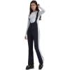 GSOU SNOW Women Ski Bib Pants Snow Overalls Snowboard Waterproof Windproof Insulated Slim Winter Warm High elasticity(Navy Blue)